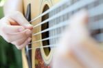 Guitar Player Stock Photo