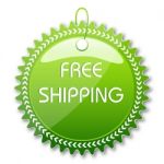 Free Shipping Tag Stock Photo