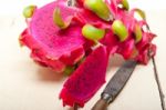 Fresh Dragon Fruit Stock Photo