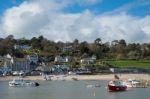 Boats In The Harbour At Lyme Regis Stock Photo