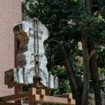 Malaga, Andalucia/spain - July 5 : Artwork In The Gardens Of The Stock Photo