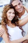 Romantic Young Couple Stock Photo