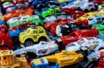 Many Small Toy Cars Stock Photo