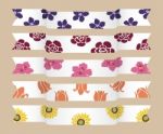 Flower Ribbon Stock Photo