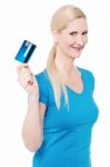 Credit Card, My Shopping Partner! Stock Photo