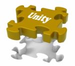 Unity Shows Partners Teams Teamwork Or Collaboration Stock Photo