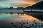 Lake Mcdonald Stock Photo