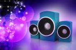 Music Speaker Stock Photo