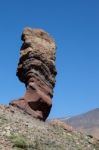 Rock Near Mount Teide Called The Tree Stock Photo