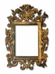 Antique Glass Frame Stock Photo