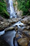 Sunanta Waterfall Is Beautiful Waterfall In Thailand Stock Photo