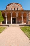 Venice Italy Torcello Cathedral Of Santa Maria Assunta Stock Photo