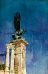Eagle Statue In Buda Palace In Budapest Hungary Stock Photo
