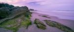 Burleigh Heads Beach During The Day Stock Photo