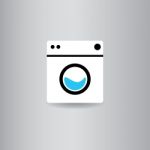 Washer Flat Icon   Illustration  Stock Photo