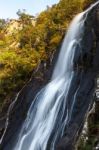 Aber Falls In Autumn Stock Photo