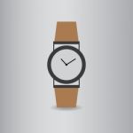 Watch Flat Icon   Illustration  Stock Photo