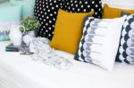 Colorful Pillows Stock Photo