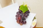 Grapes Isolated On White Background Stock Photo