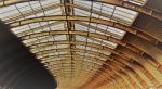 Girder Station Roof Stock Photo