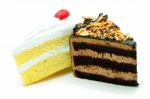 Cake Slice Isolated Stock Photo