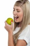 An Apple A Day Keeps The Doctor Away Stock Photo