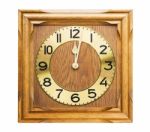 Old Wall Clock Stock Photo