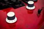 Guitar Knobs Stock Photo