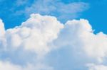 Beautiful Blue Sky With White Cloud Stock Photo