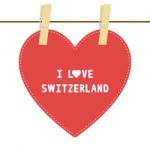 I Love Switzerland6 Stock Photo