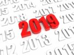 Newyear 2019 Stock Photo