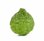 Bergamot Isolated On The White Background Stock Photo