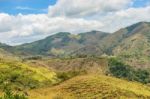 Typical Landscape At Interior Of Azuero Peninsula In Panama Stock Photo