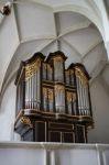 Organ In The Parish Church Of St. Georgen Stock Photo