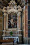 Interior View Of Verona Cathedral Stock Photo