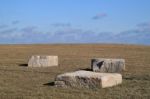 Boulders On Chicago's Lakefront Stock Photo