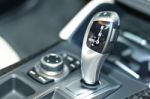 Gearstick Of Bmw Stock Photo