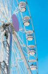 Cardiff/uk - August 27 : Ferris Wheel In Cardiff On August 27, 2 Stock Photo