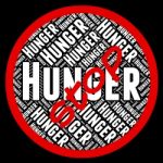 Stop Hunger Represents Lack Of Food And Danger Stock Photo