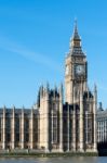 Big Ben And The Houses Of Parliament In London Stock Photo