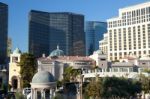 Las Vegas, Nevada/usa - August 1 : View At Sunrise Of Cosmopolit Stock Photo