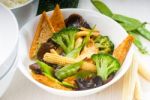 Tofu Beancurd And Vegetables Stock Photo