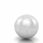 Soccer Ball Isolated White Background Stock Photo