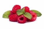 Tasty Raspberries Stock Photo