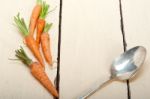 Baby Carrots Stock Photo