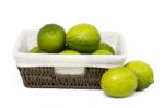 Bunch Of Lime Fruits Stock Photo