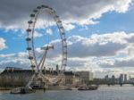 View Of The London Eye Stock Photo