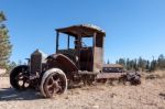 Bryce, Utah/usa - November 5 : Old Car At Bryce In Utah On Novem Stock Photo