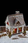 Gingerbread House Stock Photo