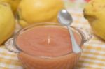 Traditional Quince Jam Stock Photo